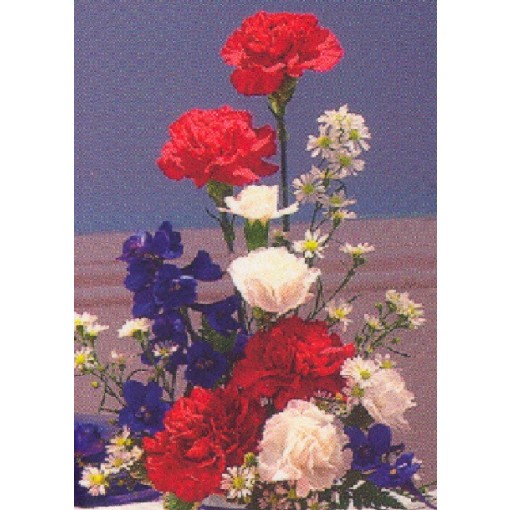Our "Red, BRIGHT & Blue" Bouquet