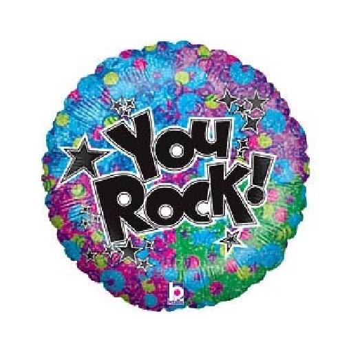 "You Rock" Mylar Balloon