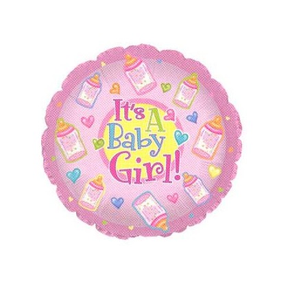 Baby Girl Mylar Balloon