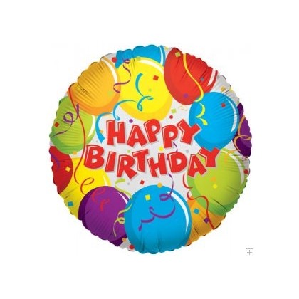 Colorful Birthday Mylar Balloon