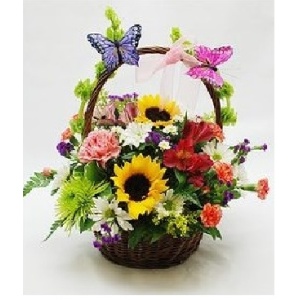 Our "Flight of a Beautiful Soul" Butterfly Basket