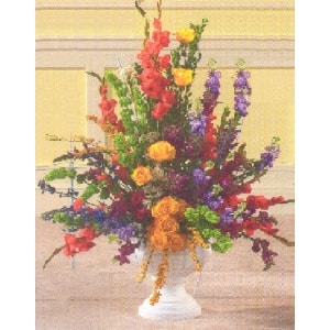 Colorful Memorial Urn