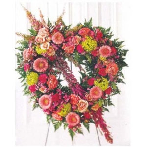 Eternal Rest Heart Wreath